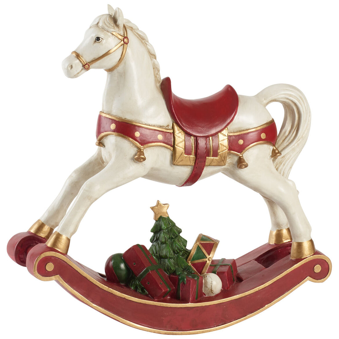 VILLEROY &amp; BOCH Winter Collage Accessoires Cavallo a Dondolo XL 32,5cm Decorazione Natalizia