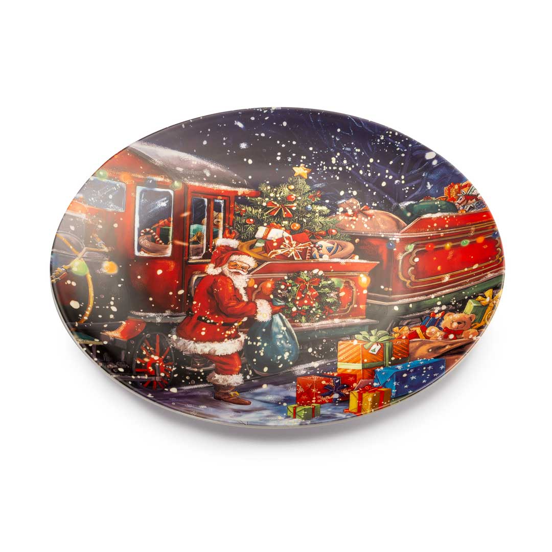 LAMART - Cake plate 36cm - Christmas