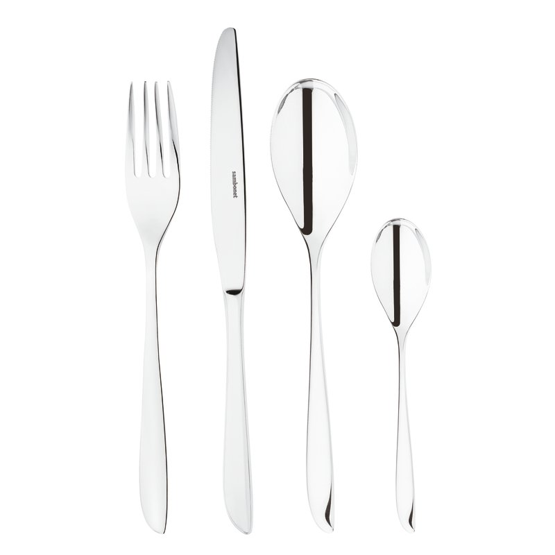 SAMBONET - Leaf Stainless Steel Cutlery 24 Pieces Table Service 52163-81