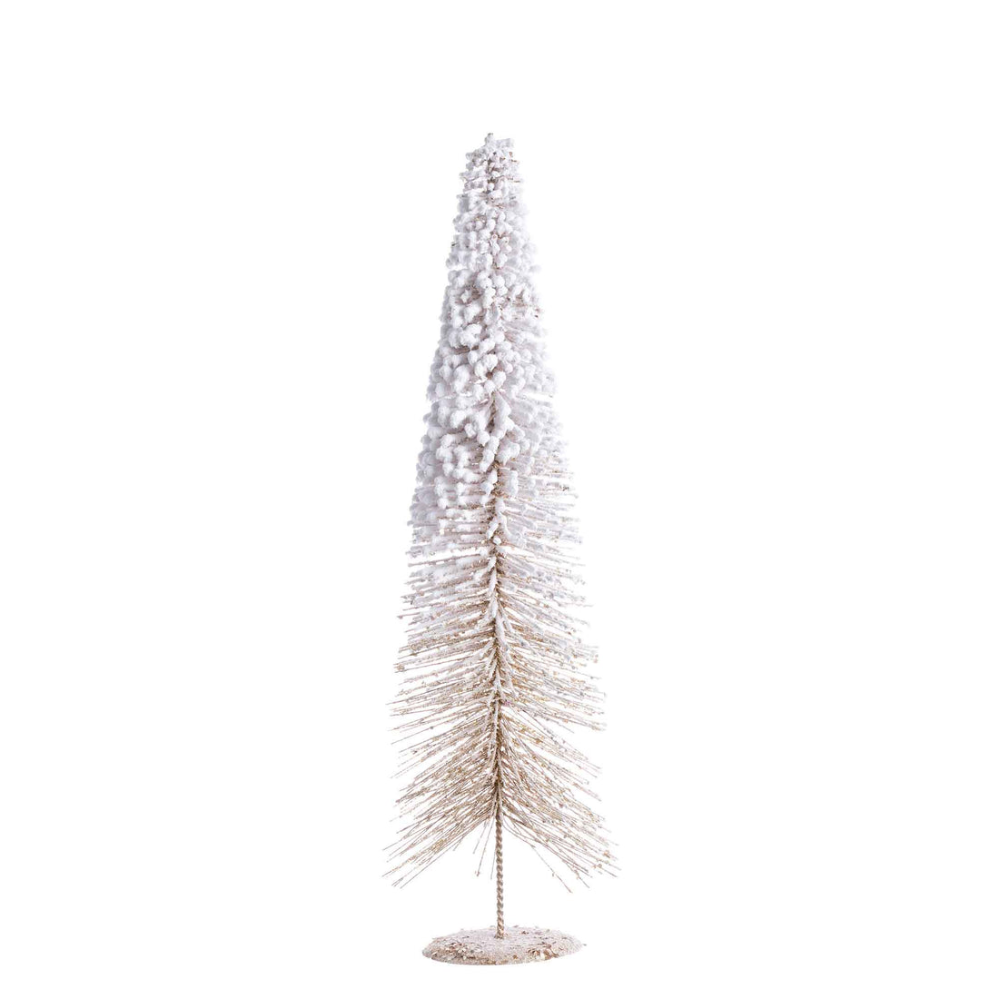 BIZZOTTO Freezy Christmas Tree Snow-Covered Champagne 60cm Christmas Decoration