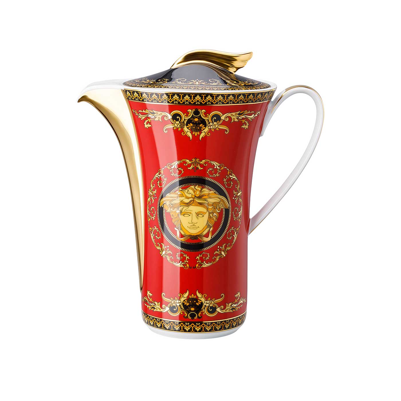 VERSACE - Caffettiera medusa rosso red Ikarus