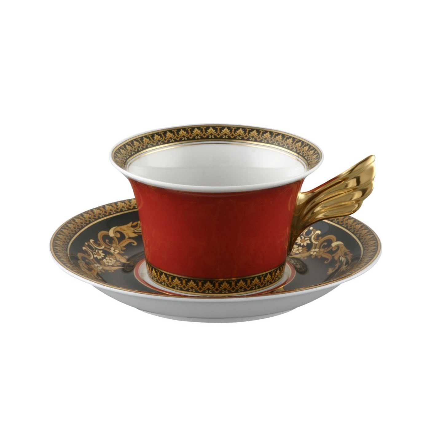 VERSACE - Tazza tè medusa rosso Ikarus