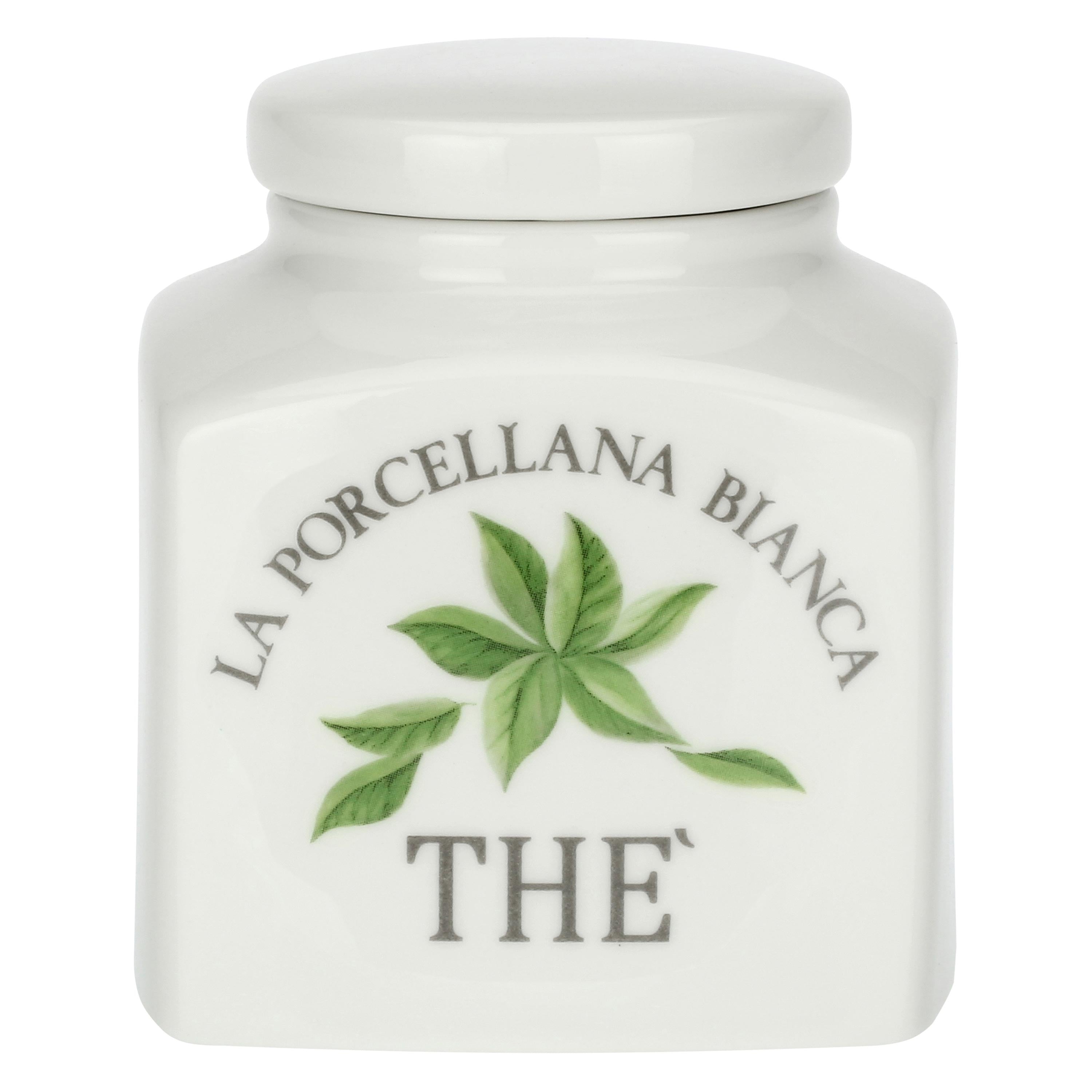 LA PORCELAINA BIANCA Preserve Tea Container Jar 500cc