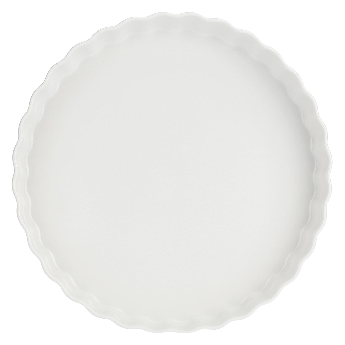 LA PORCELLANA BIANCA Arezzo Teglia Vassoio Crostata 28cm Bianco Porcellana