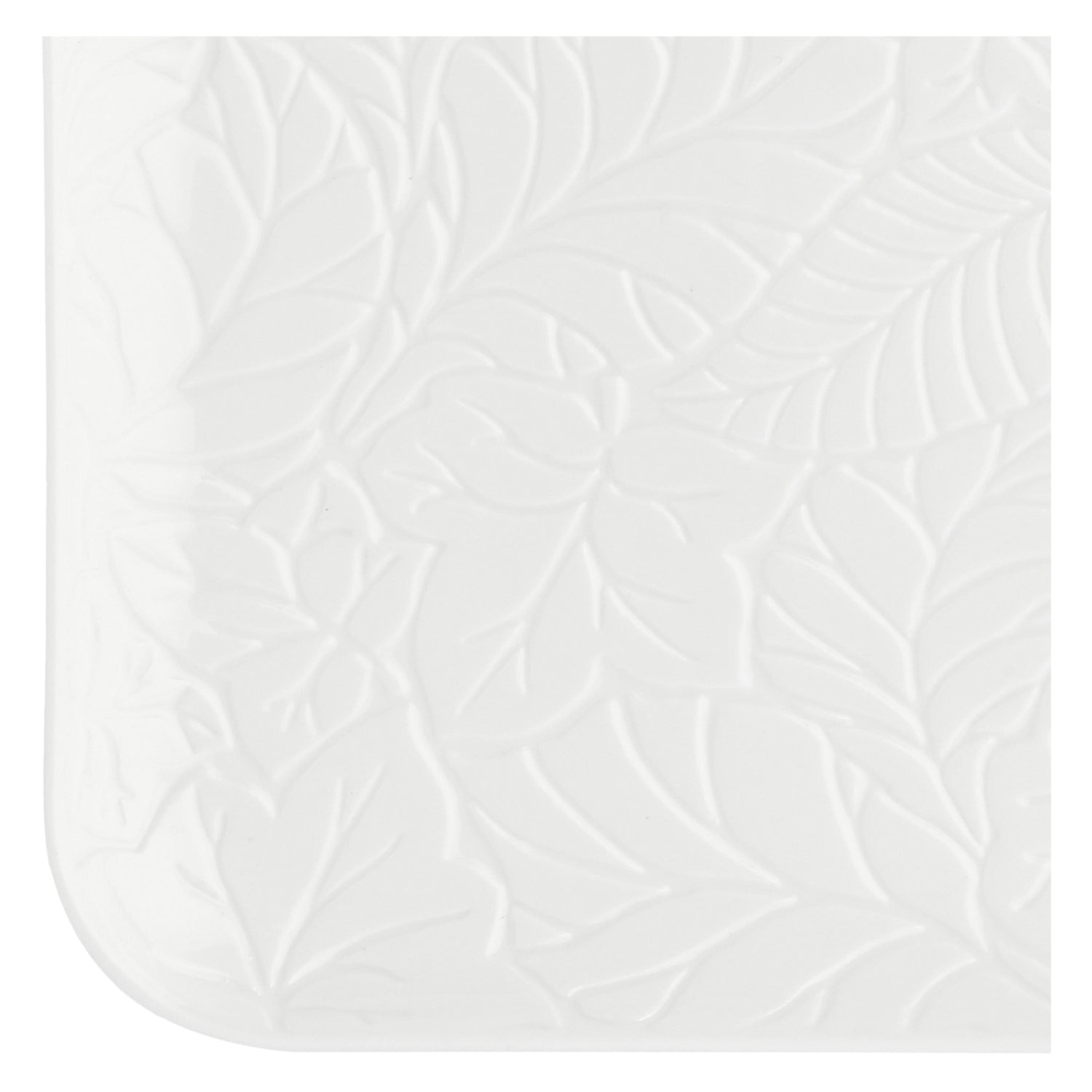 LA PORCELAINA BIANCA Bosco Rectangular Tray 24.5x20cm White