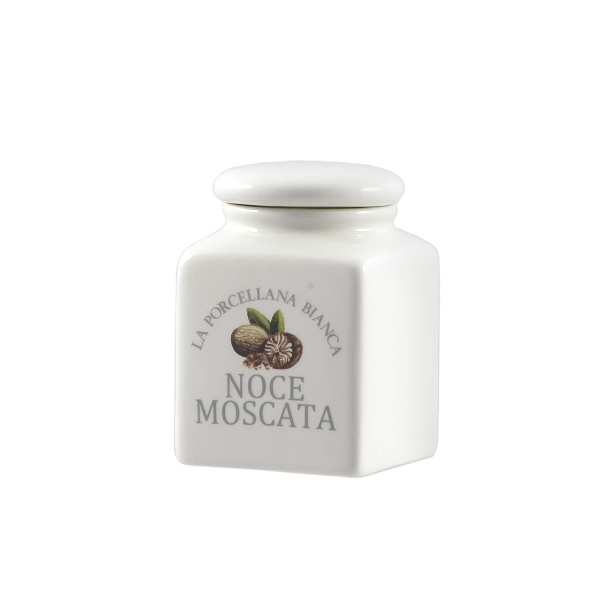 LA PORCELAINA BIANCA - Preserve Nutmeg Jar 175ml