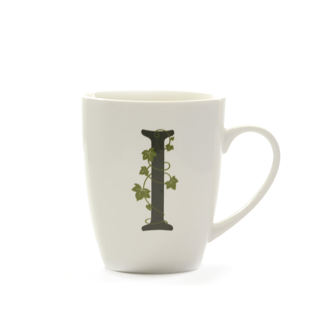 LA PORCELAINA BIANCA - Atupertu Mug Letter &quot;I&quot; 380ml