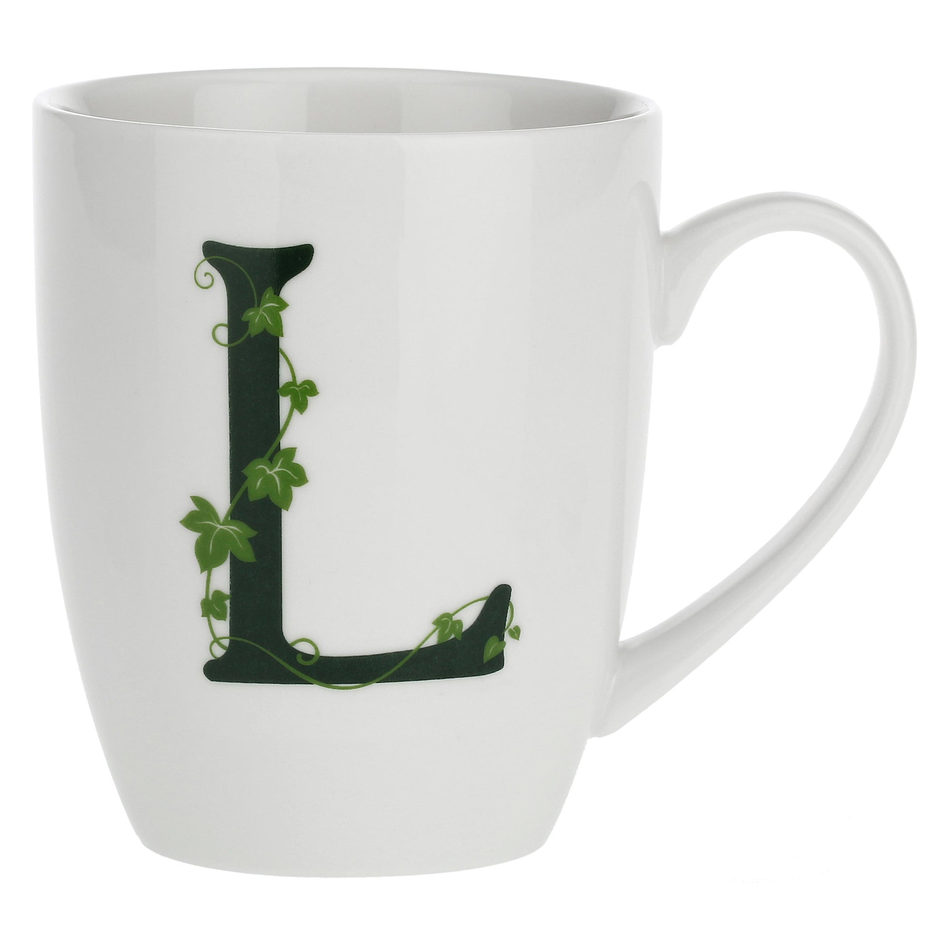 Tazza Mug lettera  W  - la porcellana bianca