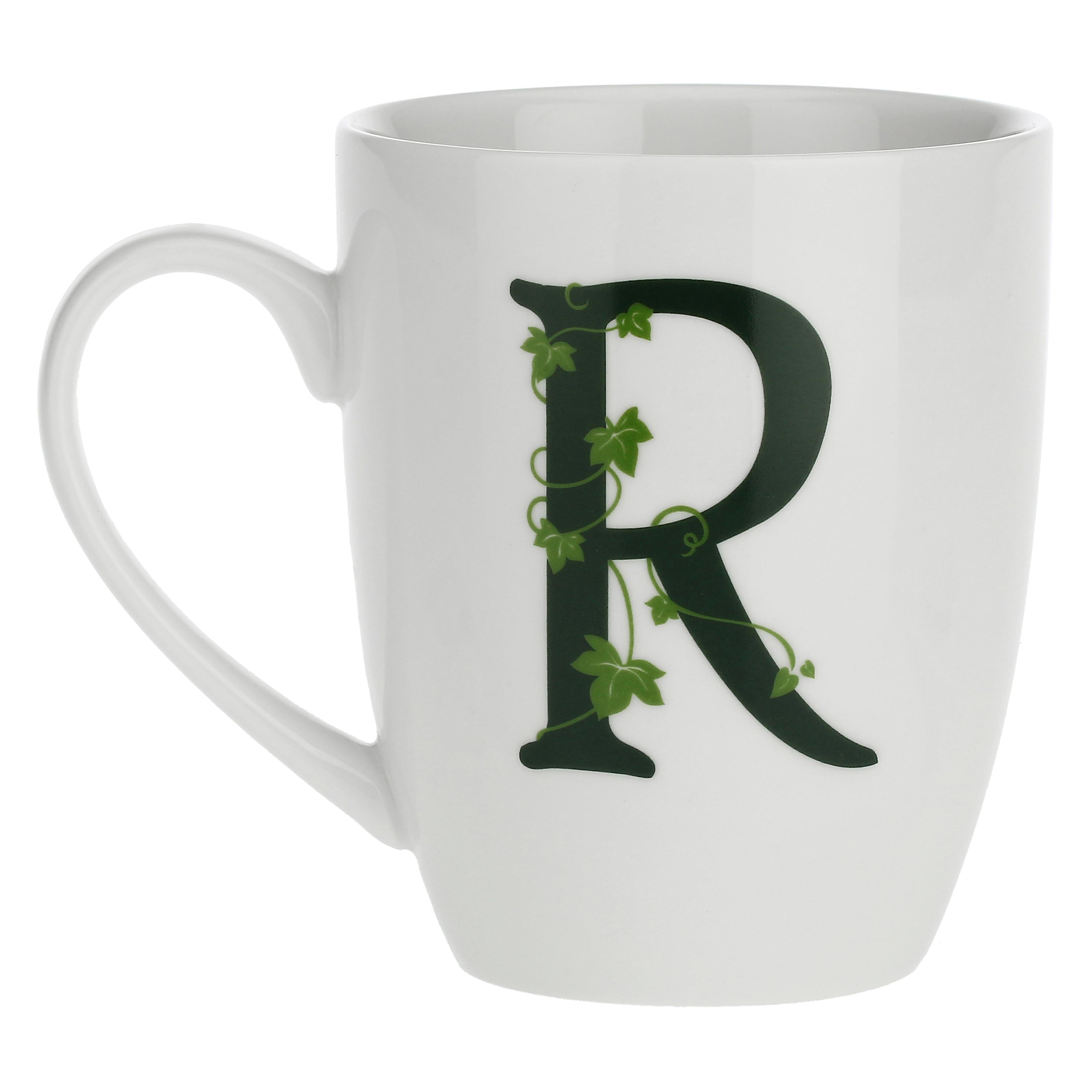 LA PORCELAINA BIANCA - Atupertu Mug Letter &quot;R&quot; 380ml