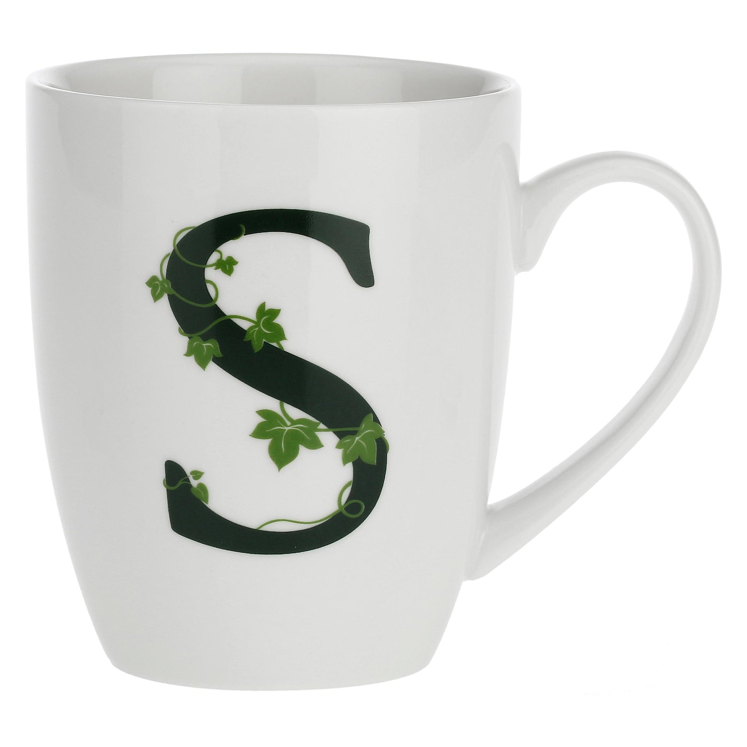 LA PORCELAINA BIANCA - Atupertu Mug Letter &quot;S&quot; 380ml