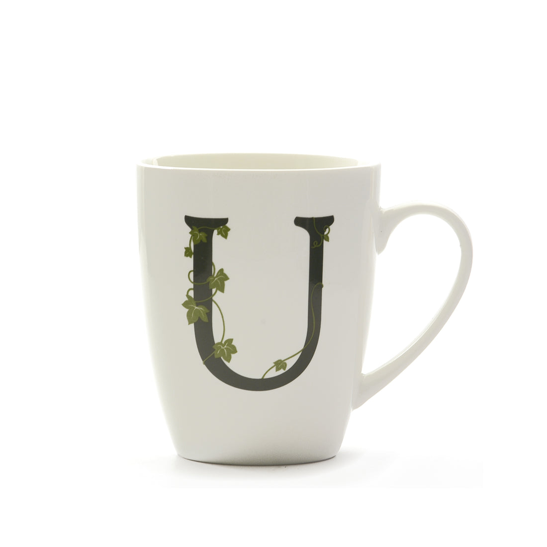 LA PORCELAINA BIANCA - Atupertu Mug Letter &quot;U&quot; 380ml