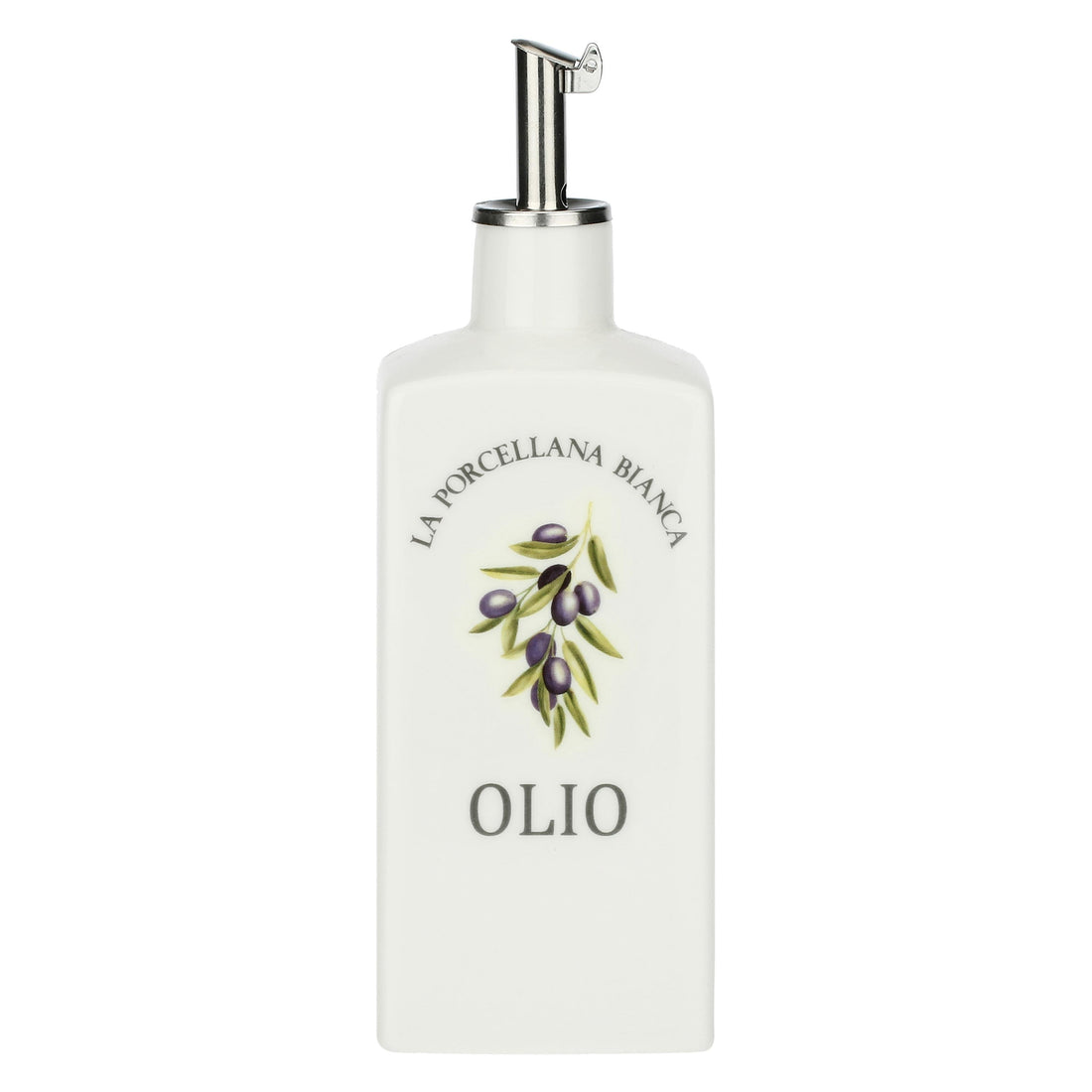 LA PORCELLANA BIANCA Conserva Oliera Deco 250ml Bianco Porcellana