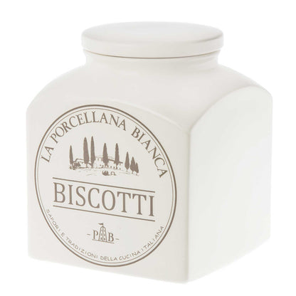 LA PORCELLANA BIANCA - Preserve Biscuit Jar Container 3.5L