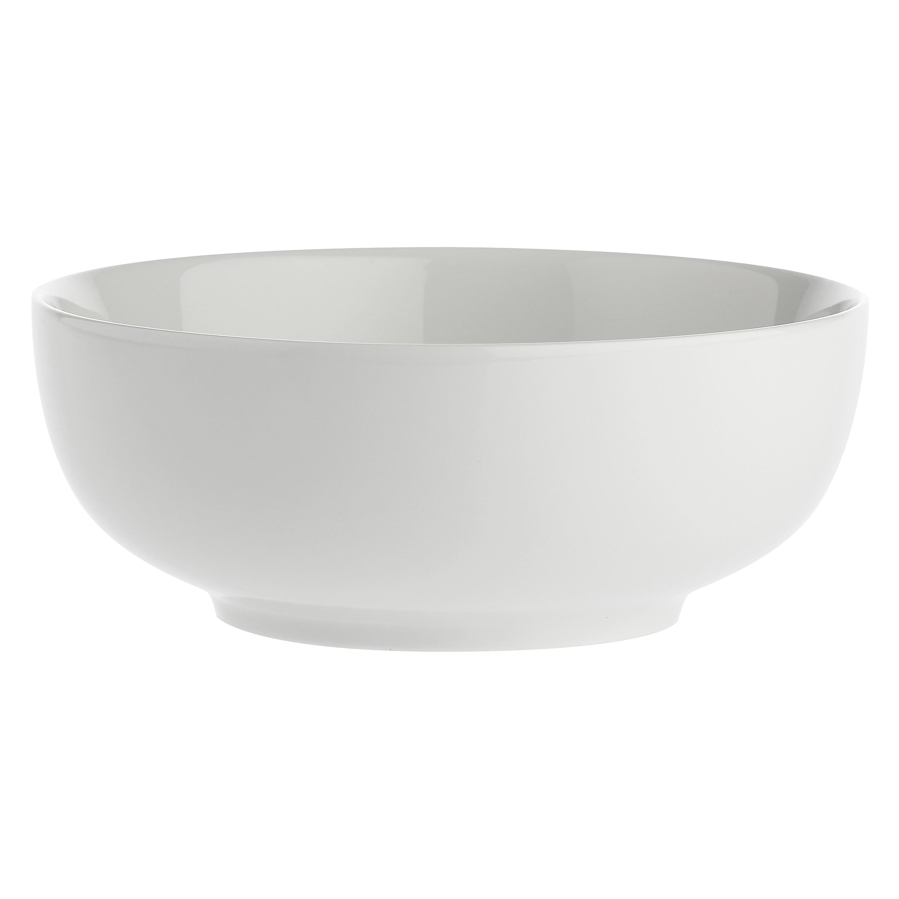 LA PORCELLANA BIANCA Essenziale Salad Bowl Cup Bowl 21cm White