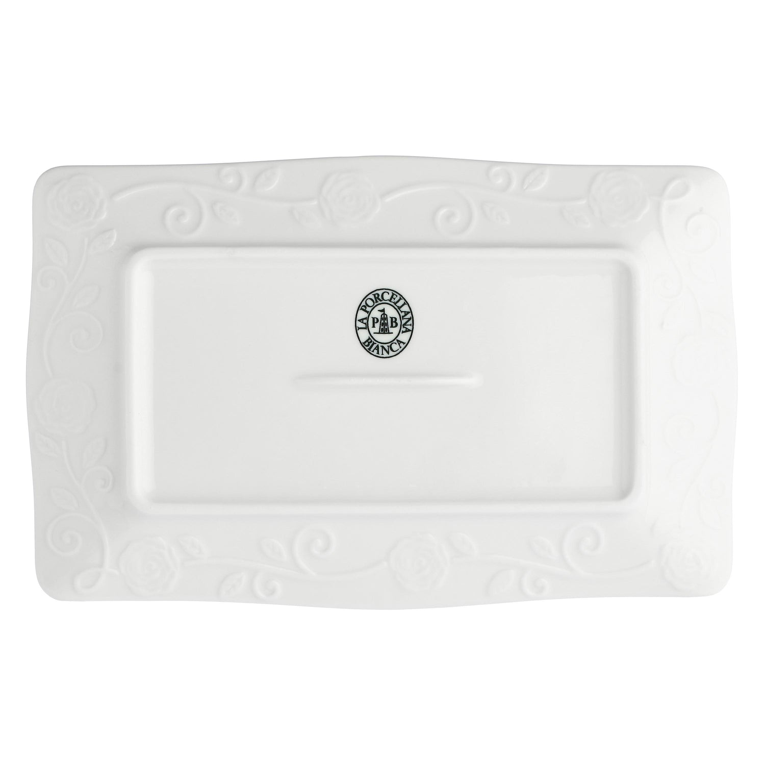 LA PORCELLANA BIANCA - Florentina Rectangular Tray 20x12cm