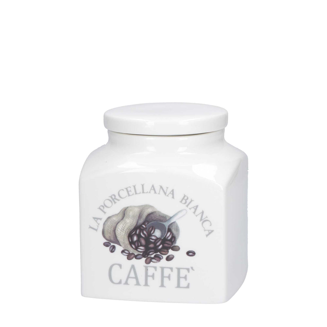 LA PORCELLANA BIANCA - Conserva Barattolo Deco Caffè 1,1L