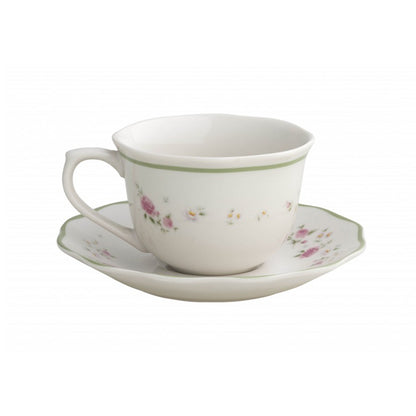 BRANDANI Grandma Pink Tea Cup Set 2 Pieces 90ml Porcelain