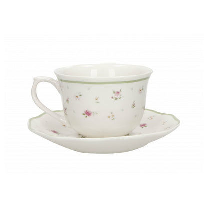 BRANDANI Grandma Pink Tea Cup Set 2 Pieces 90ml Porcelain