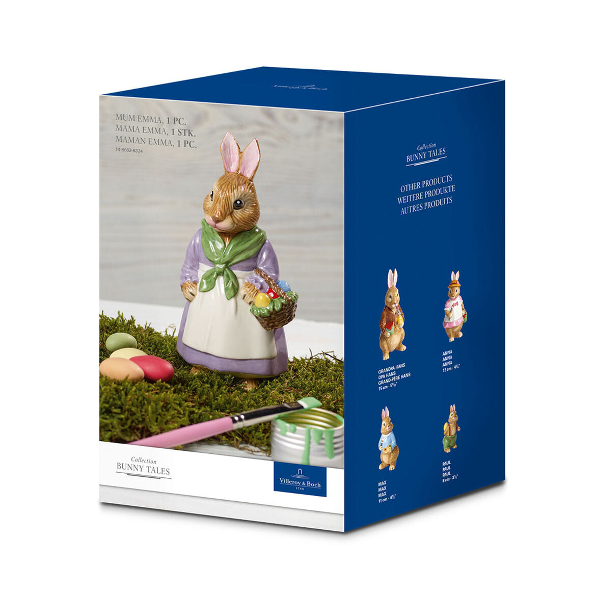 VILLEROY &amp; BOCH - Bunny Tales Mamma Emma Figura Coniglio 14,5cm Decorazione Pasquale