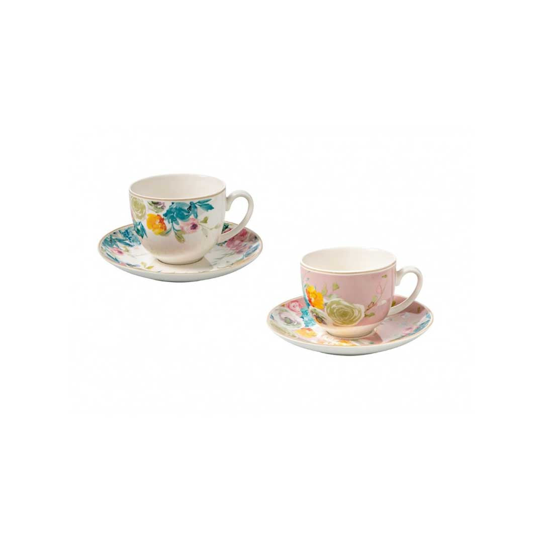 BRANDANI - The Paradise Set 2 pcs Porcelain Tea Cup 53946