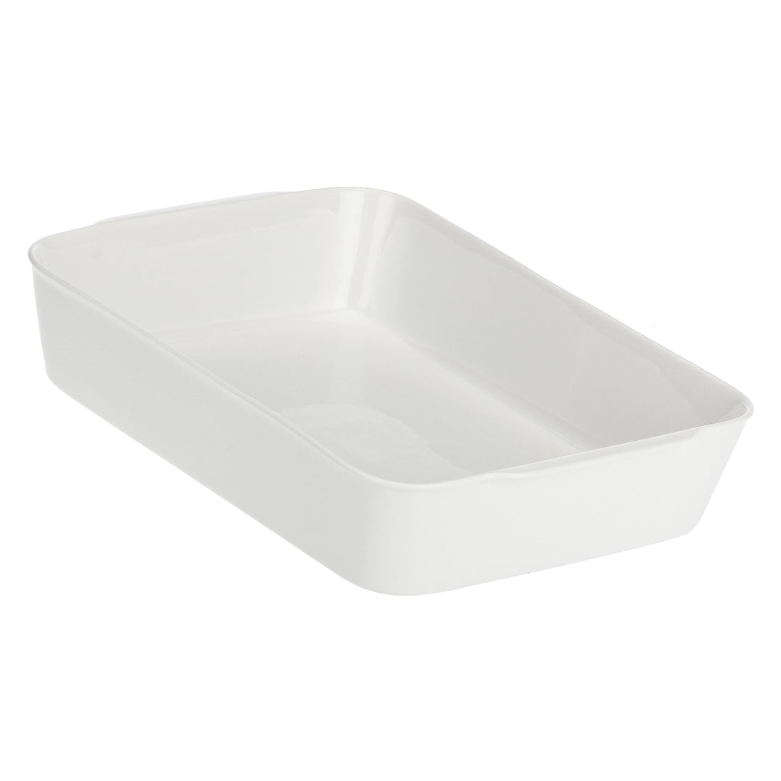 LA PORCELLANA BIANCA Anghiari Lasagne Baking Tray 25x35cm White Porcelain