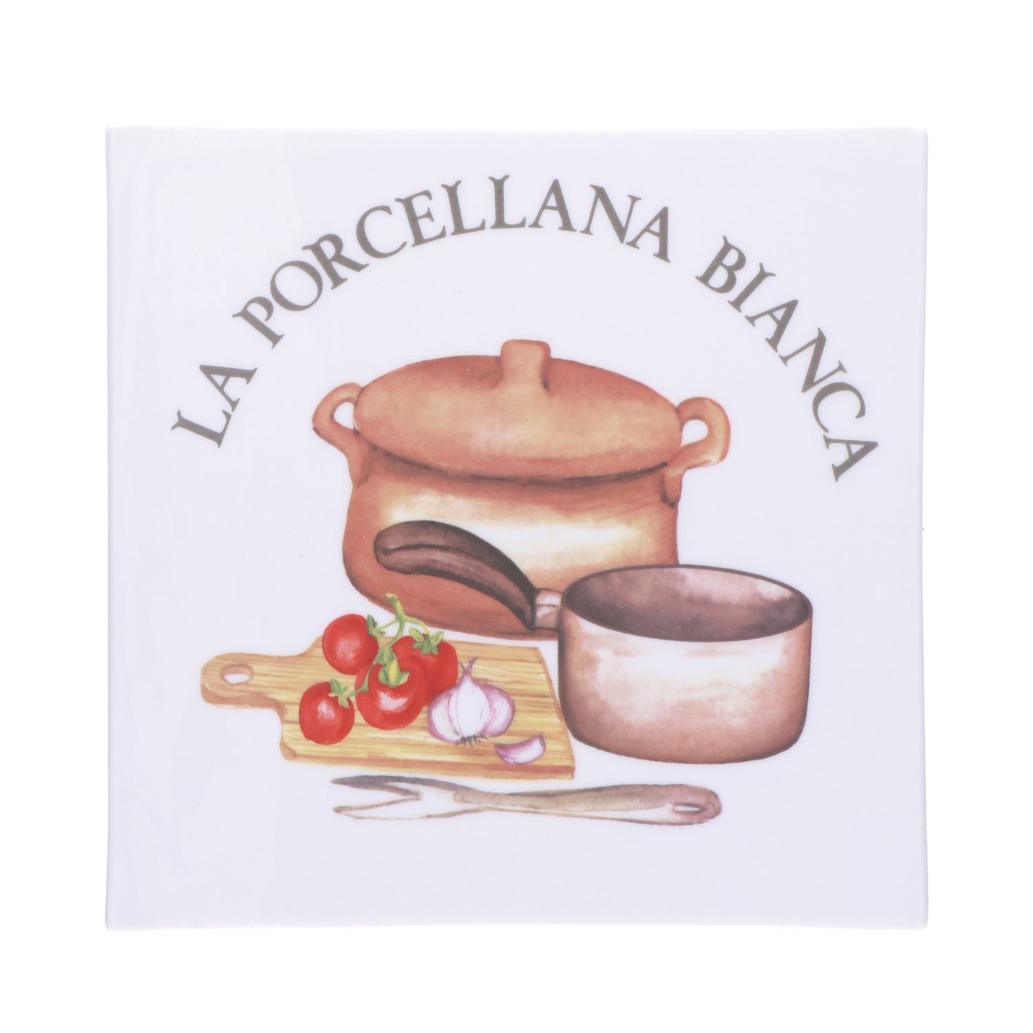 LA PORCELLANA BIANCA - Preserve Trivet Deco Square 18cm P0126SQ18D