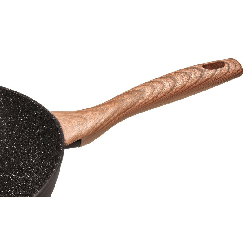 SAMBONET - Frying pan with handle Rock &amp;amp; Rose Black 24cm