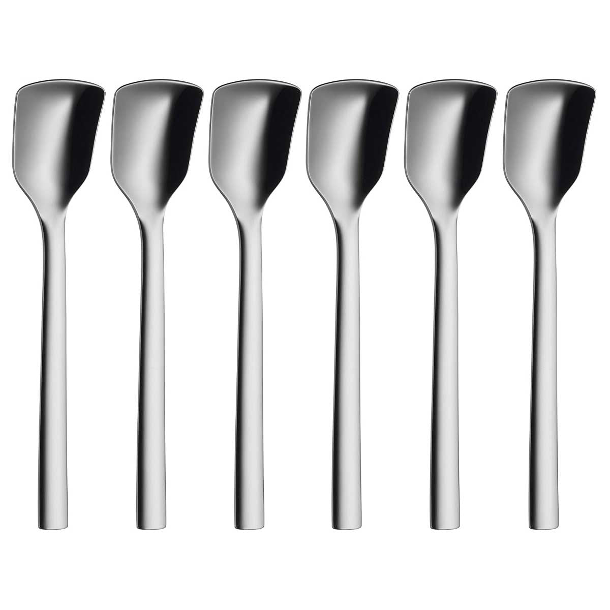 WMF - Set of 6 Nuova Ice Cream Spoons Stainless Steel 1291566040