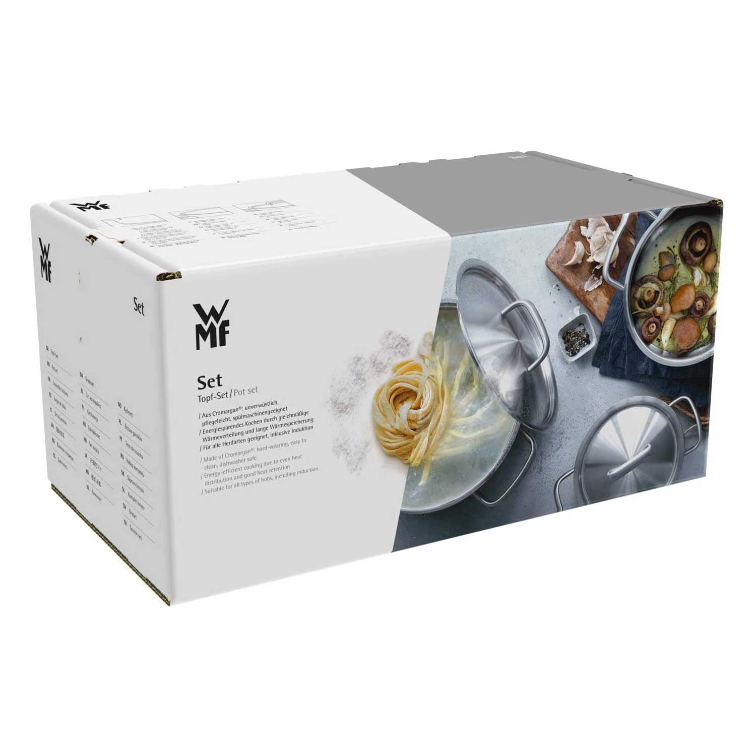 WMF Provence Plus Set di Pentole Batteria 4 Pezzi Acciaio Inox Induzione