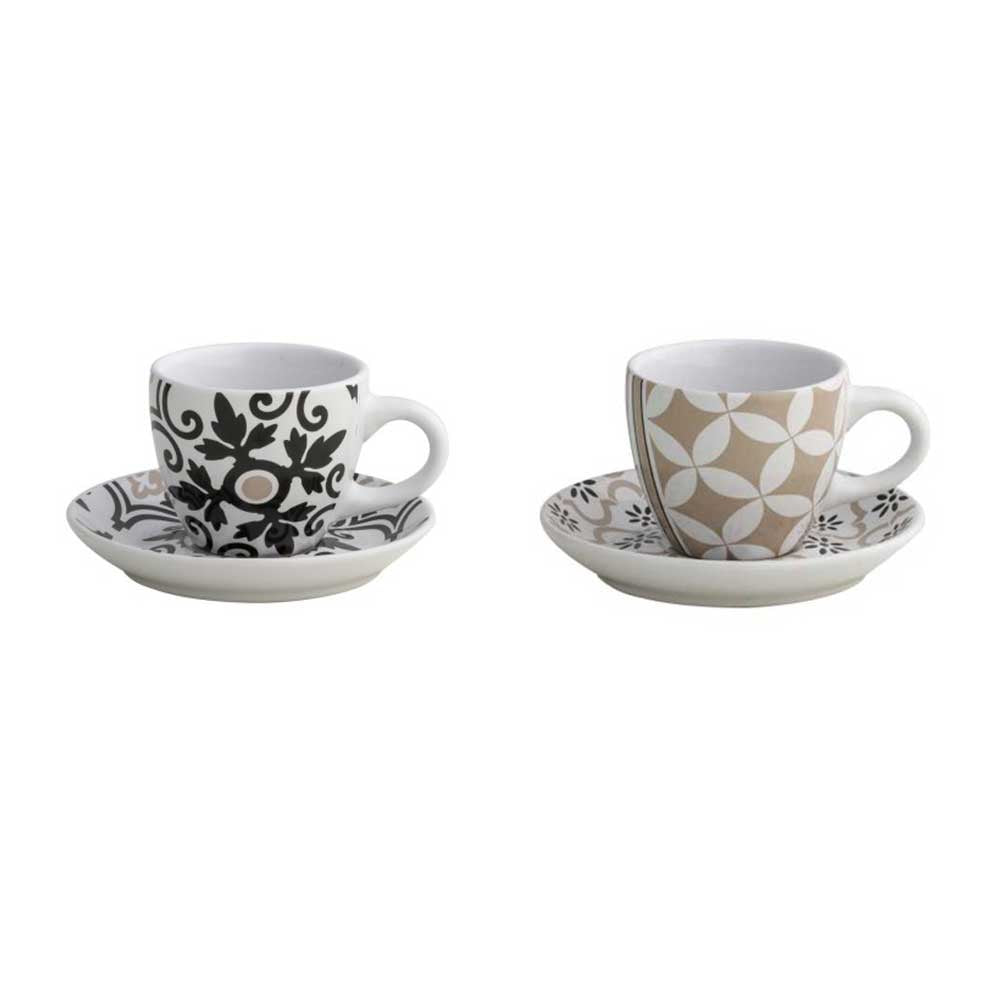 BRANDANI Alhambra Set of 2 Coffee Cups 10x8.5cm Porcelain