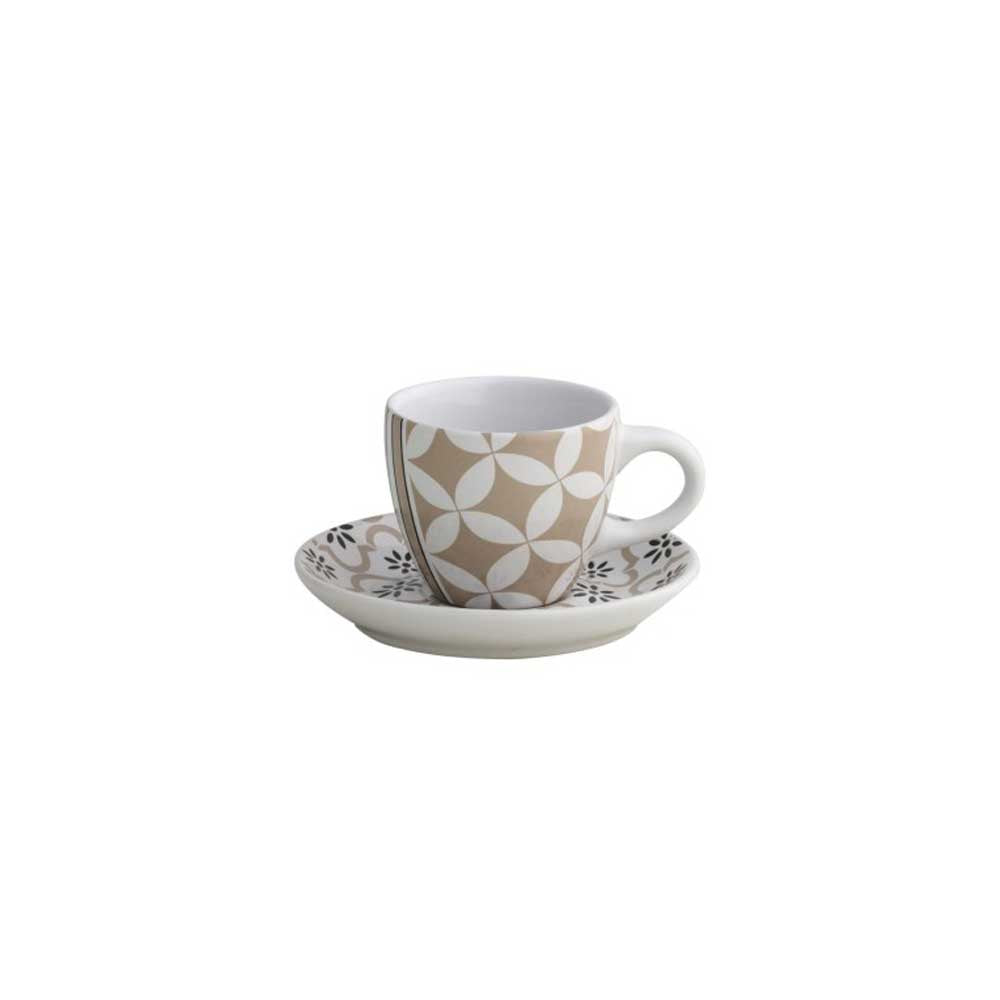 BRANDANI Alhambra Set of 2 Coffee Cups 10x8.5cm Porcelain