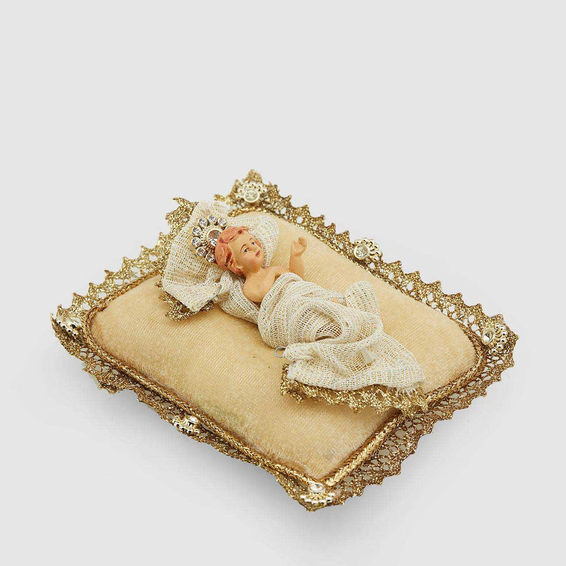 EDG Enzo De Gasperi Baby Jesus Nativity Nativity Scene Christmas Decoration 14x12cm Christmas