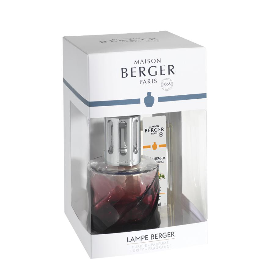 LAMPE BERGER Lampada Catalitica Cofanetto Spirale Rosso con Flacone 250ml Bacche di Goji