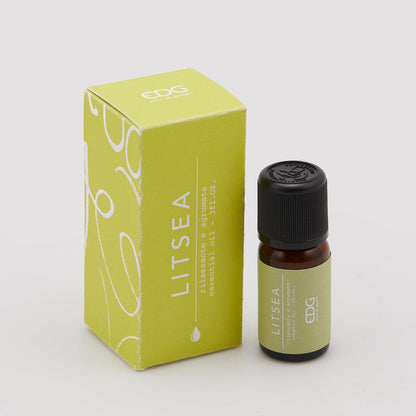 EDG Enzo De Gasperi Ricarica Olio Essenziale per Profumatore Diffusore 10ml Sinergia Litsea