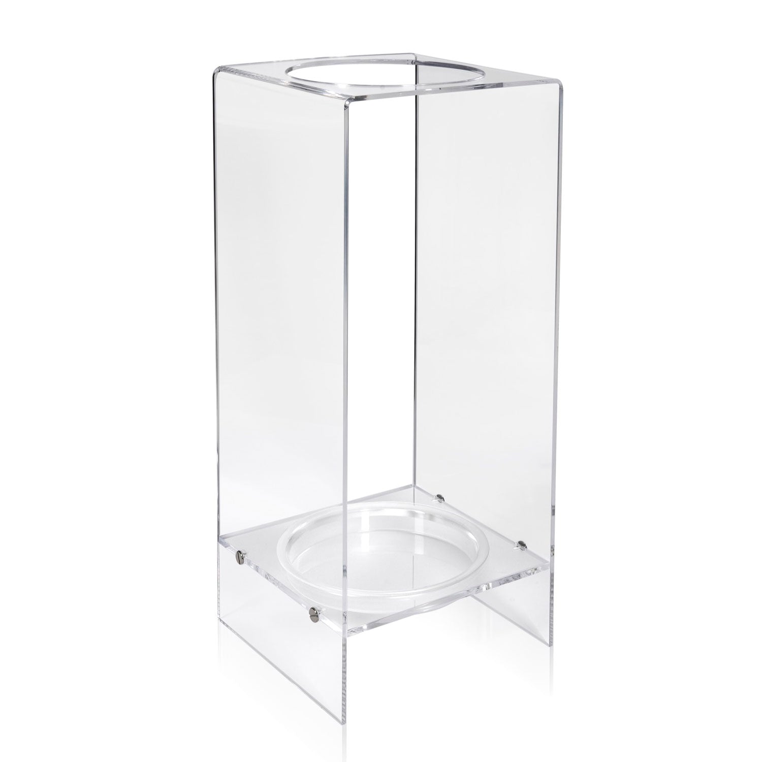 iPLEX Madison Umbrella Stand in Transparent Plexiglass 64x25cm Made in Italy