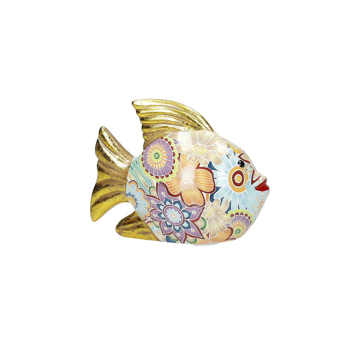 BRANDANI Moneybox Lucky Charm Fish 12cm Multicolored Dolomite