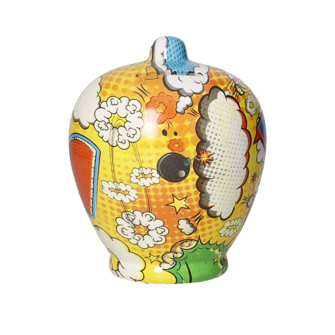 BRANDANI Classic Piggy Bank 14x11cm Multicolored Dolomite