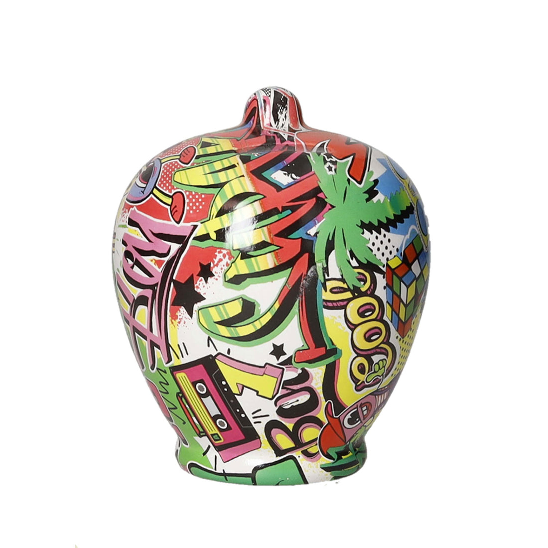 BRANDANI Classic Piggy Bank 14x11cm Multicolored Dolomite