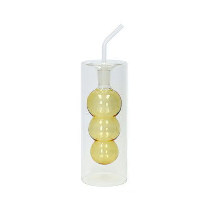 BRANDANI Oliera Bubble in Vetro con Interno Giallo 200ml