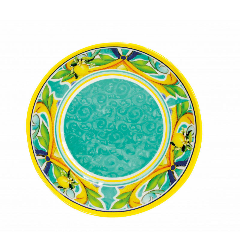 BRANDANI Citrus Soup Plate in Melamine 21.5cm Set of 6 Table Service Pieces