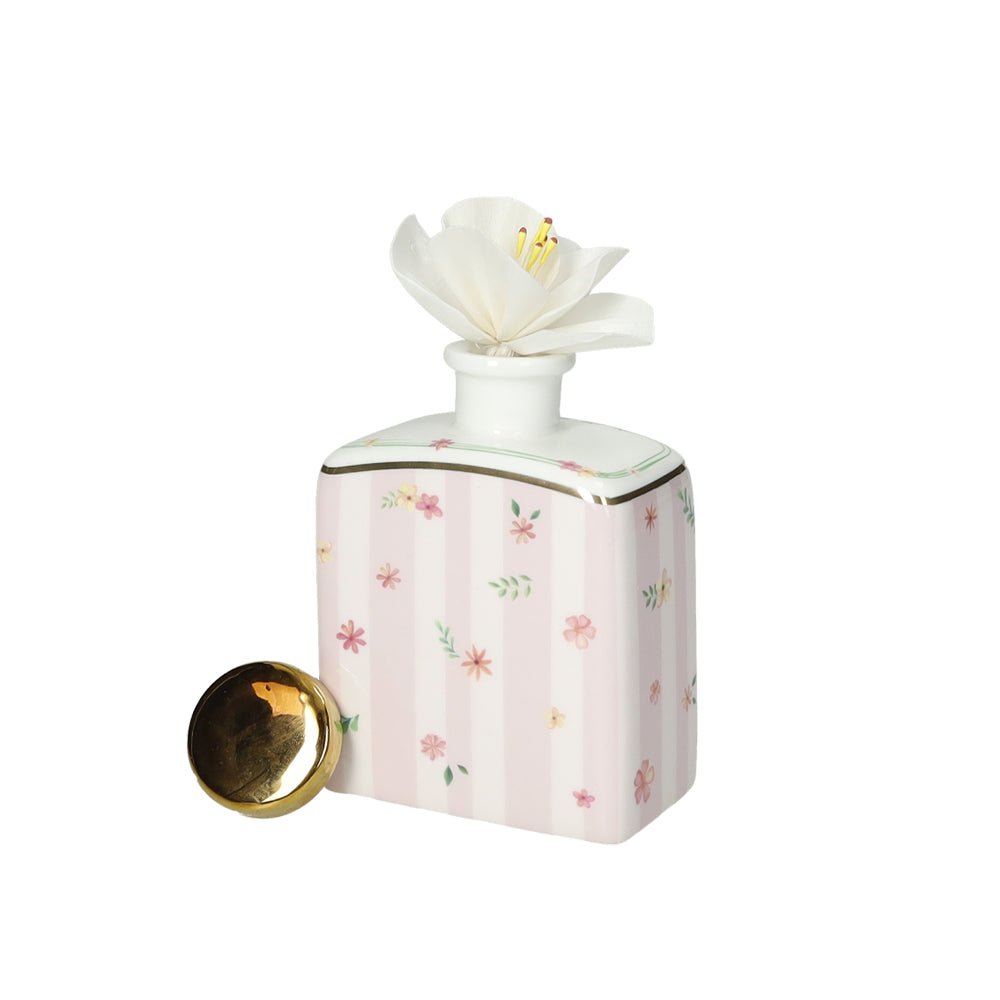 BRANDANI Pink Pollen Fragrance Diffuser 11x7.5cm Porcelain