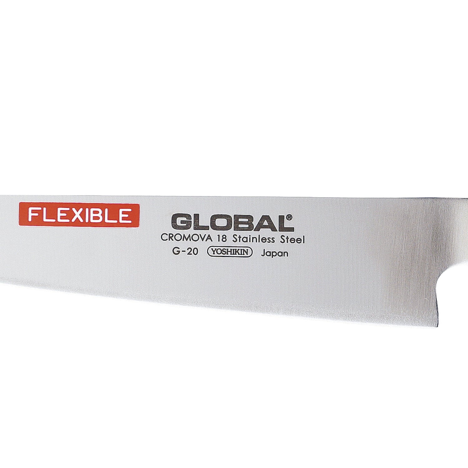 GLOBAL Filleting Knife 21cm in Cromova 18 Flexible Stainless Steel G-20