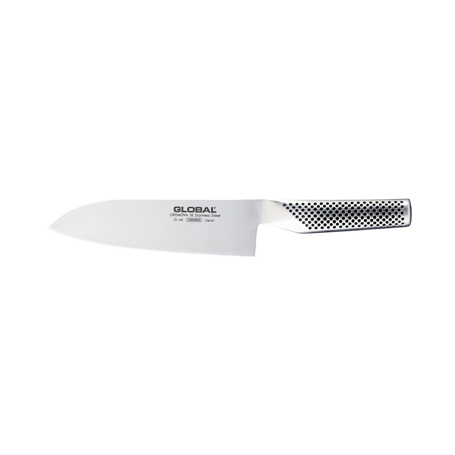 GLOBAL Coltello Santoku 18cm in Acciaio Inox Cromova 18 G-46