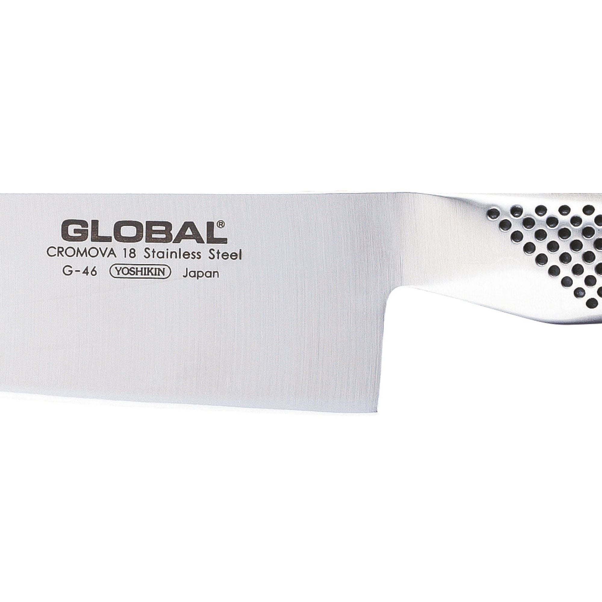 GLOBAL Coltello Santoku 18cm in Acciaio Inox Cromova 18 G-46