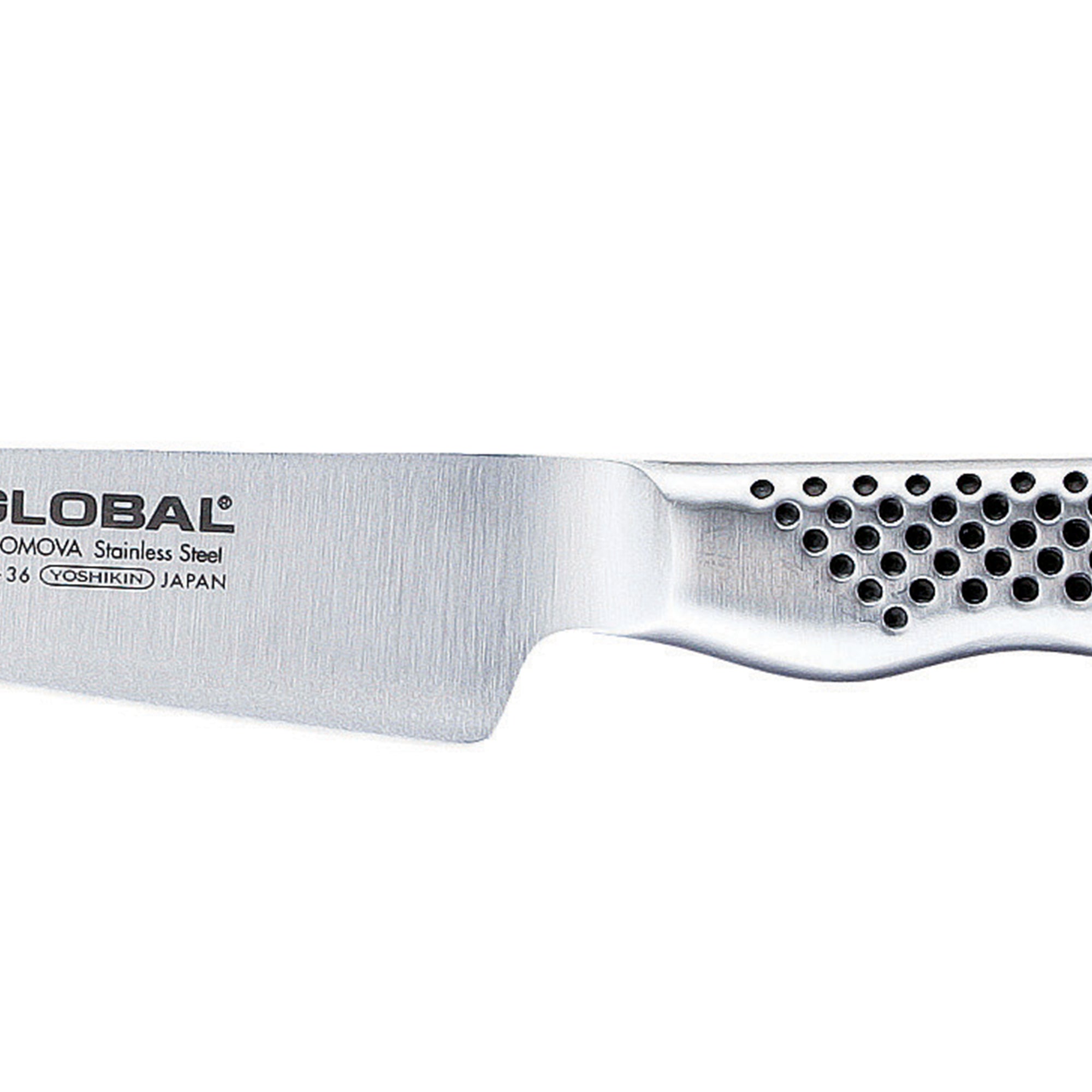 GLOBAL Coltello Multiuso 11cm in Acciaio Inox Cromova 18 GS-36