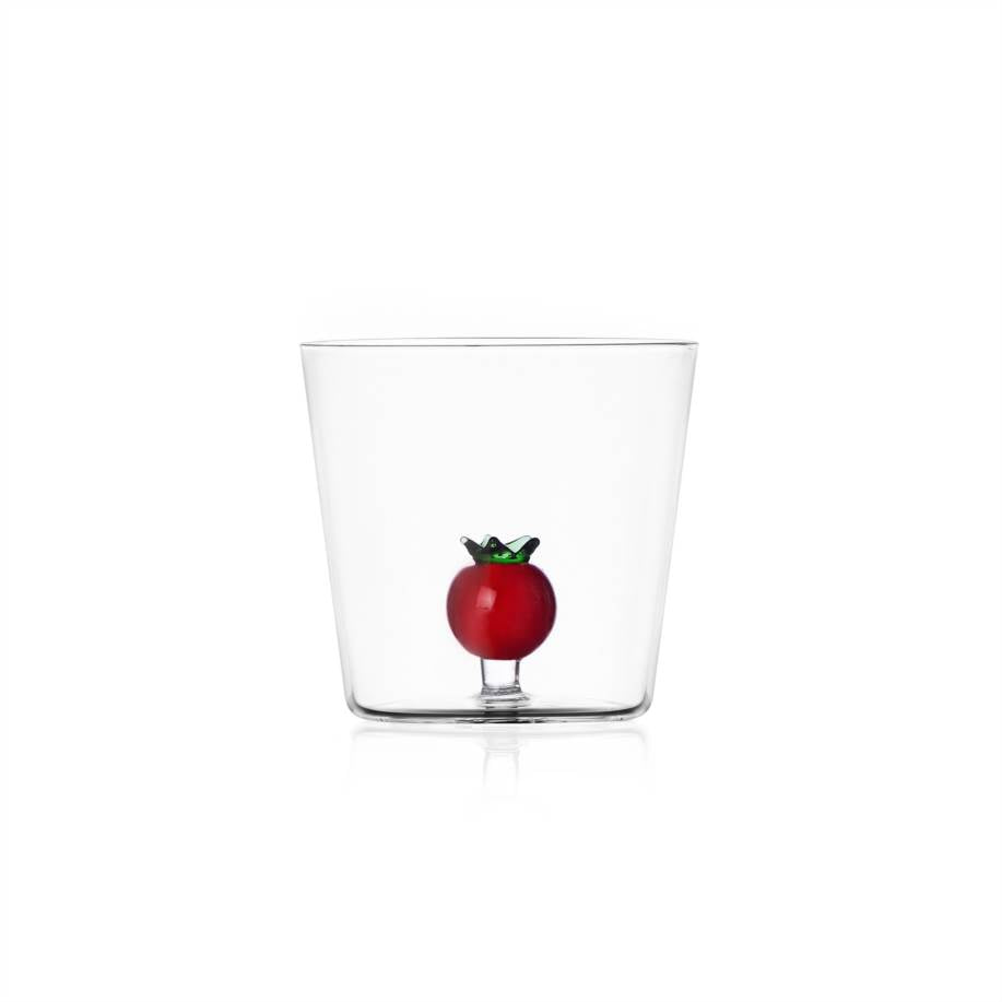 ICHENDORF Vegetables Set 6 Pezzi Tumbler Bicchieri 8,5cm 350ml Vetro Borosilicato