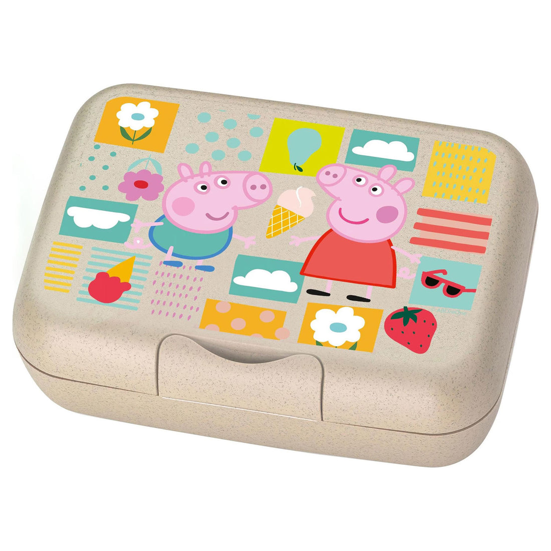 KOZIOL Contenitore Porta Pranzo Bimbo Candy L Peppa Pig 19x14cm Sabbia Organic