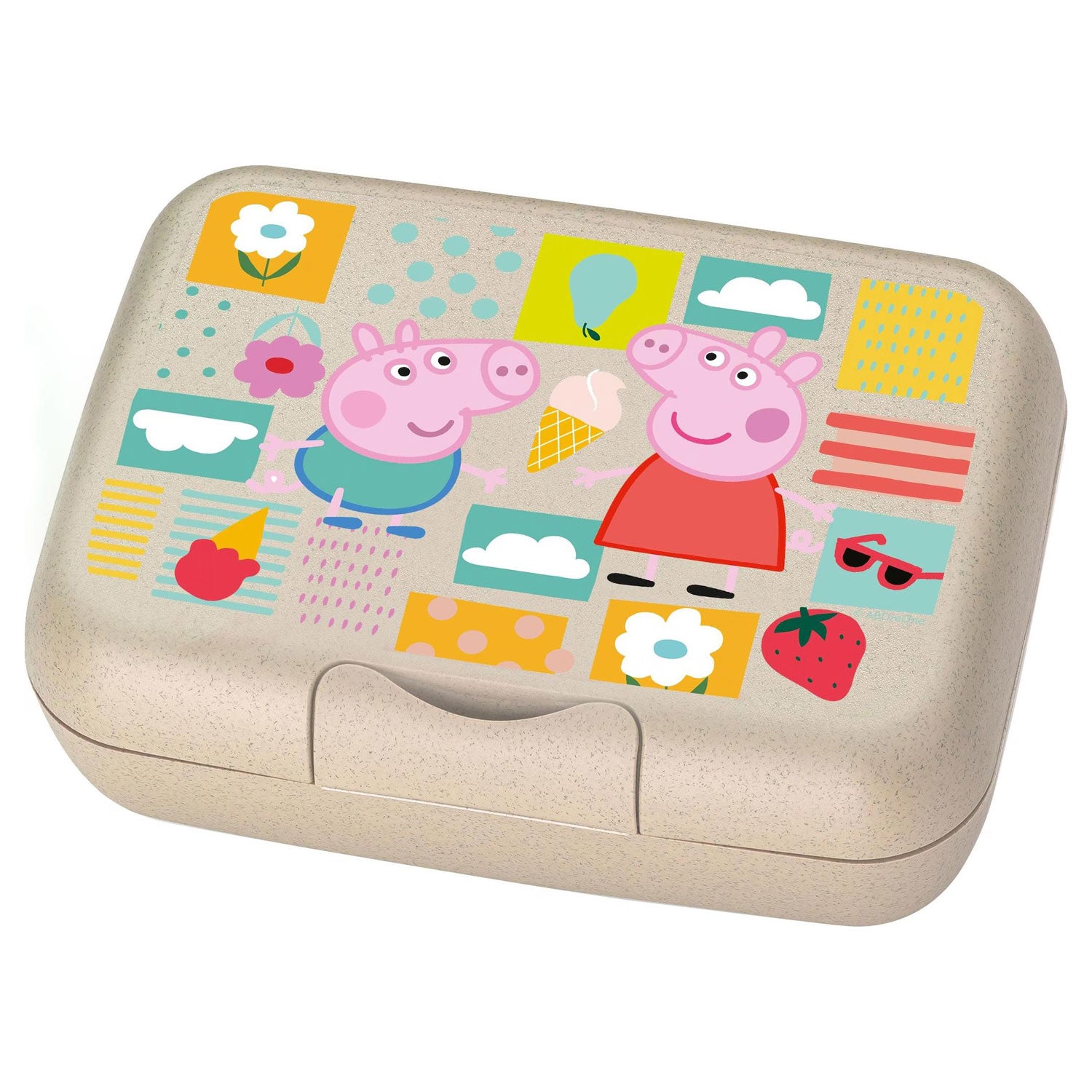 KOZIOL Contenitore Porta Pranzo Bimbo Candy L Peppa Pig 19x14cm Sabbia Organic