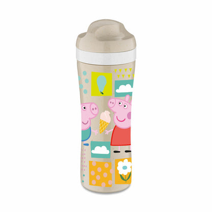 KOZIOL Oase Peppa Pig Baby Bottle 425ml Organic Sand