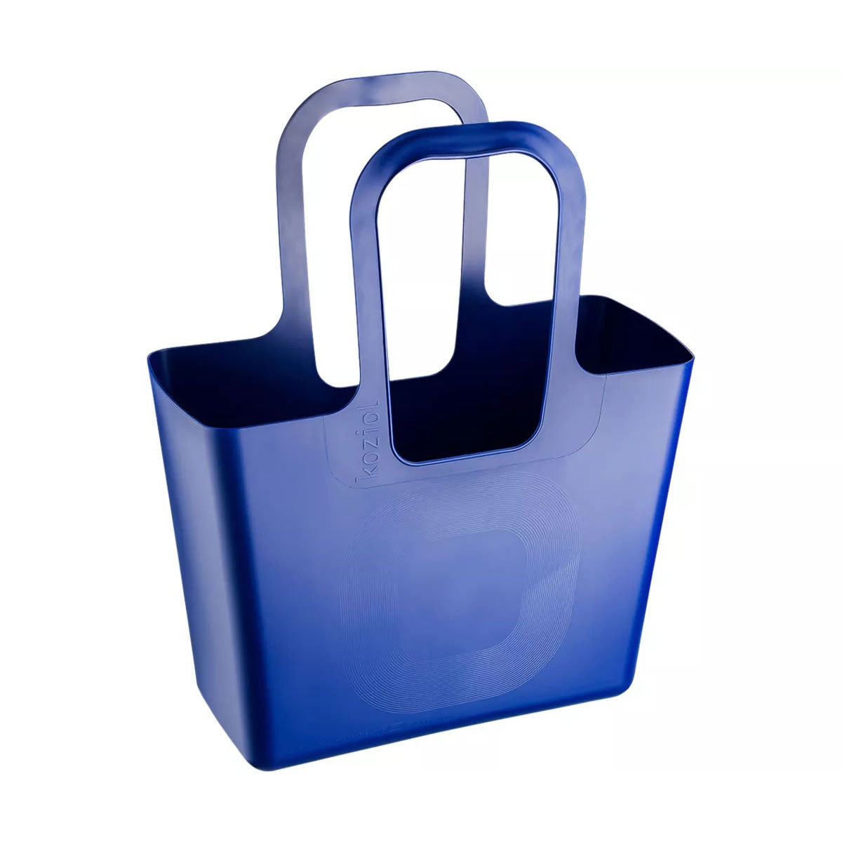 KOZIOL Shopping Bag Pockets XL Midnight 54x44cm Blue Organic Recyclable